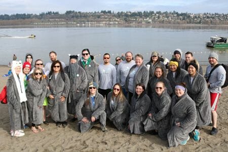 Clackamas volunteers at 2020 Polar Plunge