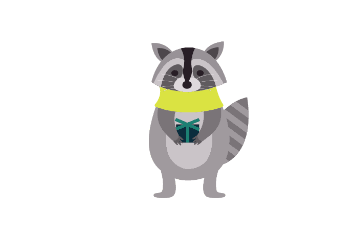 Holiday Loan Raccoon 2